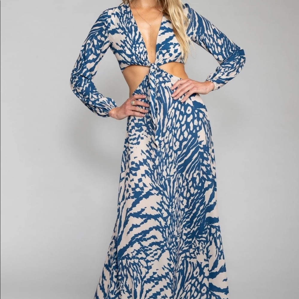 RESA Noelle maxi dress in Capri Sz S